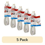 5-Pack Hyper Tough Indoor Household Extension Cord