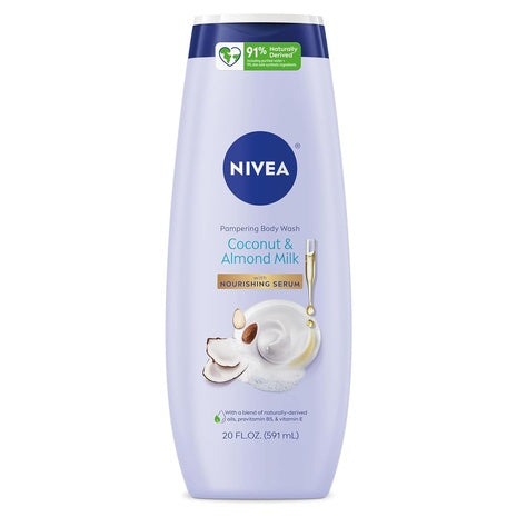 20oz NIVEA Pampering Body Wash (Coconut & Almond Milk)