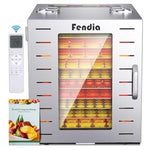 1000W Large 10 Stainless Steel Trays Food Dehydrator For Jerky