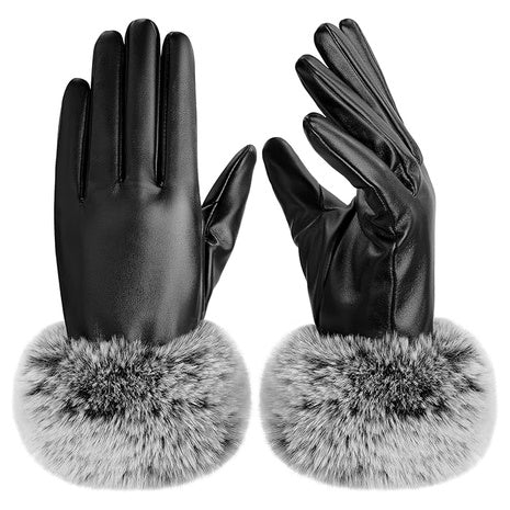Women’s PU Leather Gloves