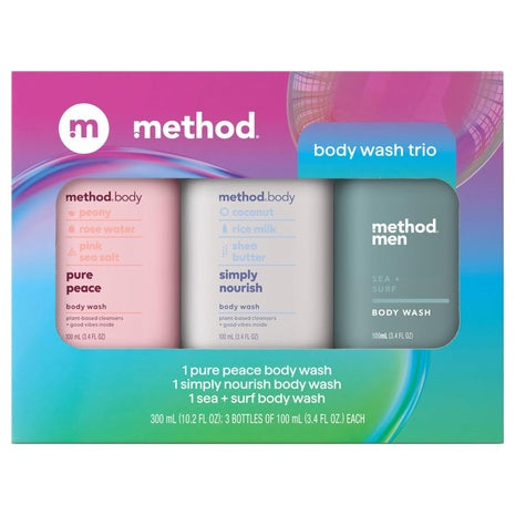 Method Body Wash Travel Size Gift Set