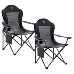 2-Pack Ever Advanced Folding Camping Chair With High Back Padded