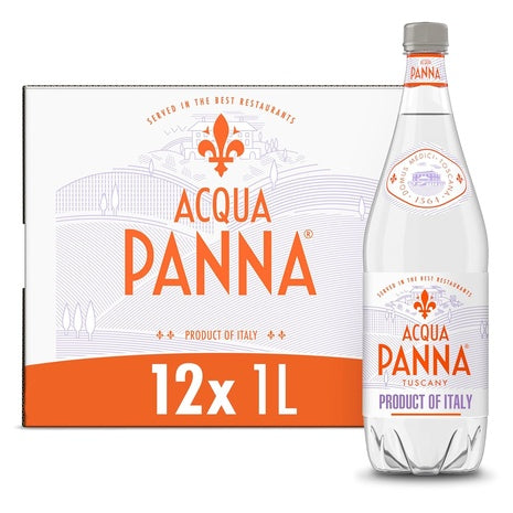 12 Bottles Acqua Panna Natural Spring Water (33.8oz)