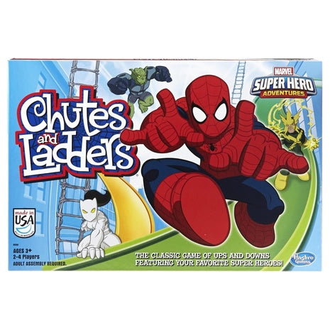 Spider-Man Chutes & Ladders Board Game