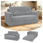 Habutway 4-in-1 Convertible 49.8" Loveseat Sofa Bed
