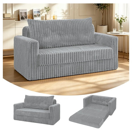 Habutway 4-in-1 Convertible 49.8" Loveseat Sofa Bed