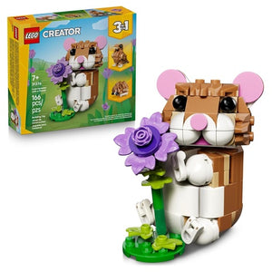 LEGO Creator 3 in 1 Cute Hamster with a Flower