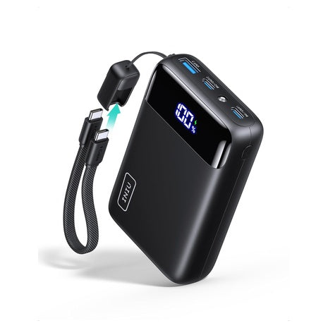 INIU 20000mAh 22.5W Portable Charge with USB C Cable