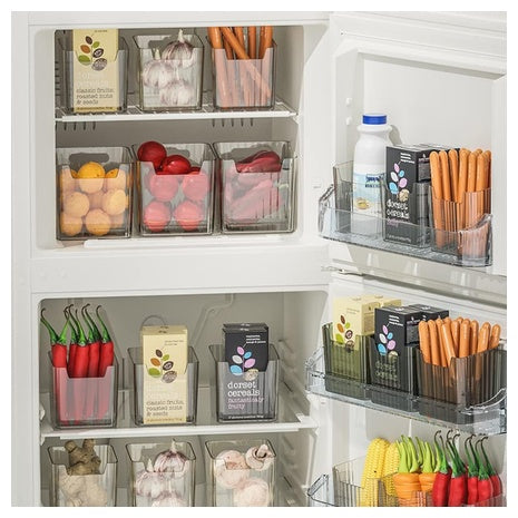 6 Pack Clear Plastic Food Storage Containers
