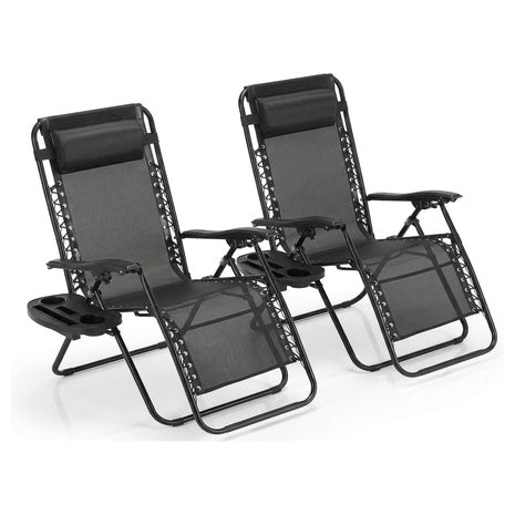 2-Pack Zero Gravity Lounge Chairs (2 Colors)