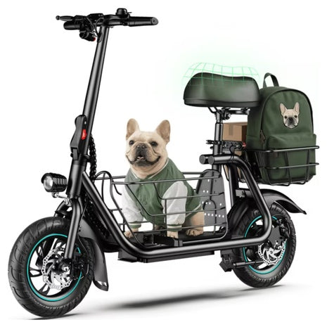 Mihover 550W Commuter Pet Friendly Electric Scooter W/ Seat