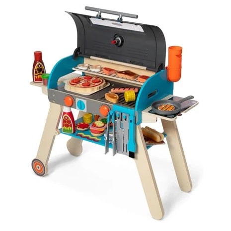 Melissa & Doug Deluxe Wooden Barbecue Grill Toy