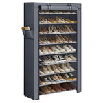 10-Tier Shoe Rack Storage Cabinet