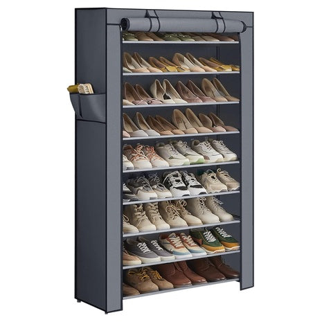 10-Tier Shoe Rack Storage Cabinet