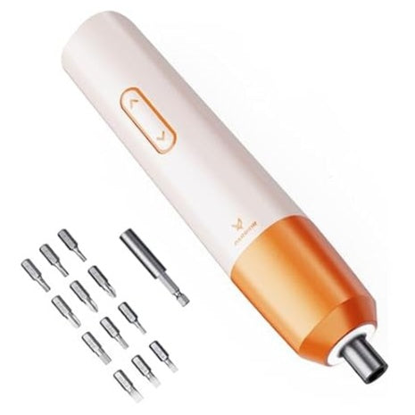 Parrior High Torque Cordless Screwdriver Set W/12 S2 Steel Bits