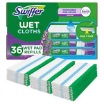36 Swiffer Sweeper Wet Cloth Multi Surface Refills