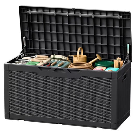 Devoko 105-Gallon Outdoor Resin Deck Box
