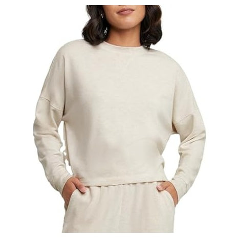 Hanes Women's Originals Cozy Fleece Cropped Sweatshirt