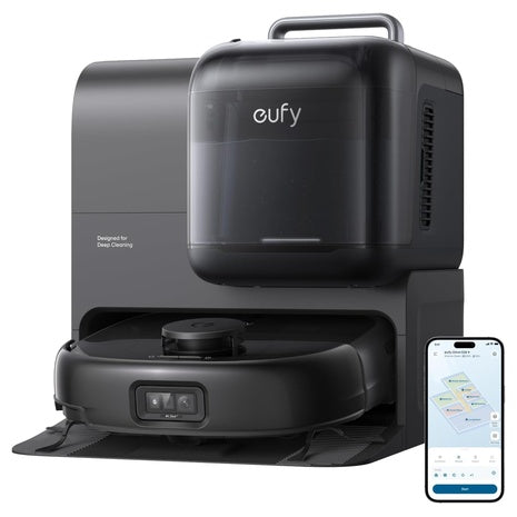 eufy E28 All-in-One Robot Vacuum & Mop Combo with Portable Deep Cleaner & 20,000 Pa Turbo Suction