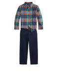 Polo Ralph Lauren Toddler & Little Boys 2-Piece Polo Bear Rugby Shirt and Pant Set