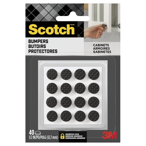 40 Scotch Black Adhesive Bumper Pads