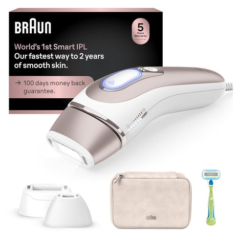 Braun SMART IPL Long-lasting Laser Hair Removal Device For Women & Men