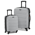 2-Piece Samsonite Omni PC Hardside Expandable Luggage Set with Spinner Wheels
