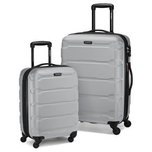 2-Piece Samsonite Omni PC Hardside Expandable Luggage Set with Spinner Wheels