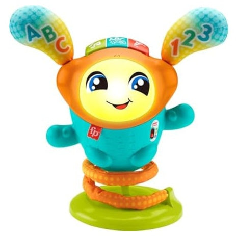 Fisher-Price Baby & Toddler Learning Toy DJ Bouncin Beats With Music Lights & Bouncing Action