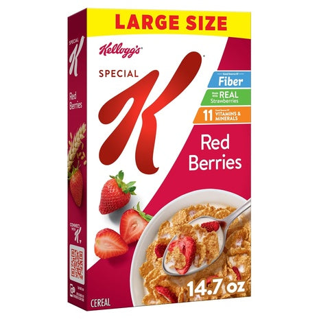 2 Large Boxes Special K Red Berries Cereal