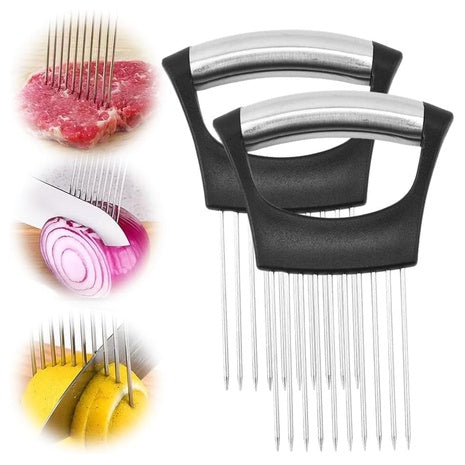 2-Pack Stainless Steel Onion Slice Holder