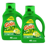 2 Bottles of Gain Laundry Detergent