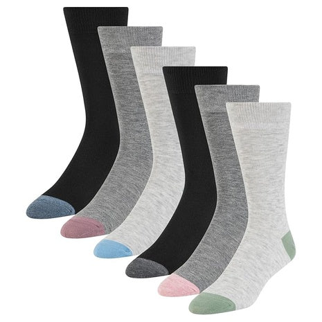 6 Pairs of Ted Baker Men’s Solid Crew Dress Socks