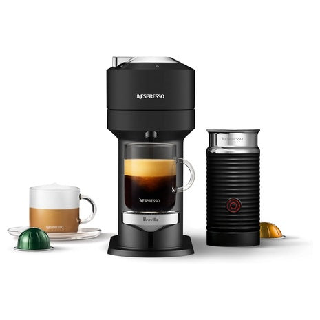 Nespresso Vertuo Next Deluxe Coffee & Espresso Maker with Aeroccino Milk Frother