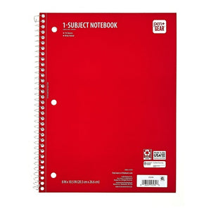 1-Subject Notebook
