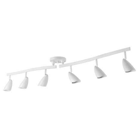 Globe Electric Grayson 6-Light Adjustable S-Shape Track Lighting