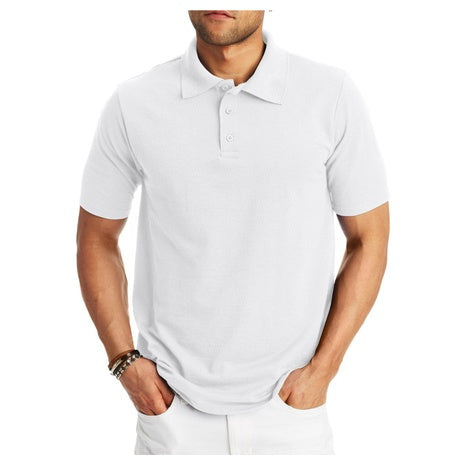 Hanes Men's X-Temp Pique Polo Shirt (2 Colors)