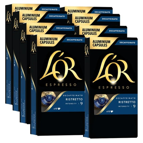 80 L’OR Decaf Espresso Nespresso Capsules