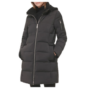 Calvin Klein Women's Faux Shearling Lined Down Puffer Jacket