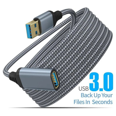 Hannord 6.6 Ft USB 3.0 Type A Male To Female Extension Cord