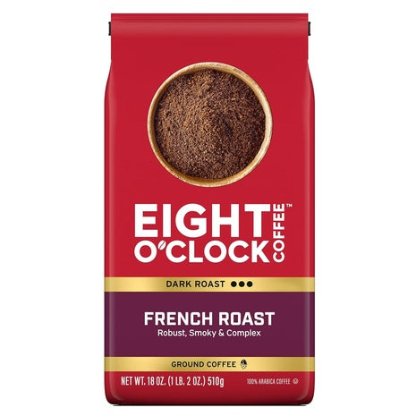 Eight O'Clock French Roast Ground Coffee (18oz)