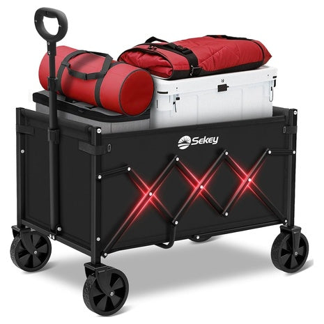 Heavy Duty Wagon Cart with Wheels