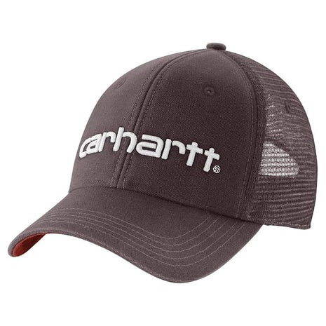 Carhartt Men's Canvas Mesh-Back Logo Graphic Cap