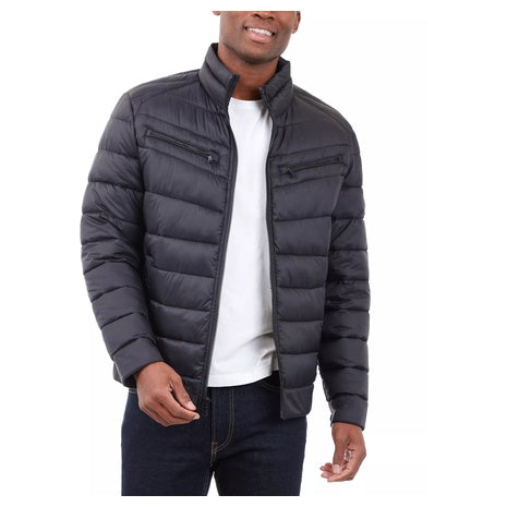 Michael Kors Men's Quilted Full Zip Puffer Jacket