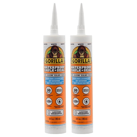 2-Pack Gorilla Waterproof Caulk & Seal