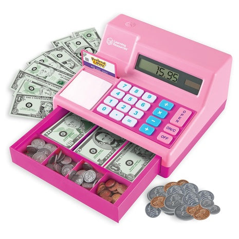 Learning Resources Pretend & Play Calculator Cash Register (73-Pieces)