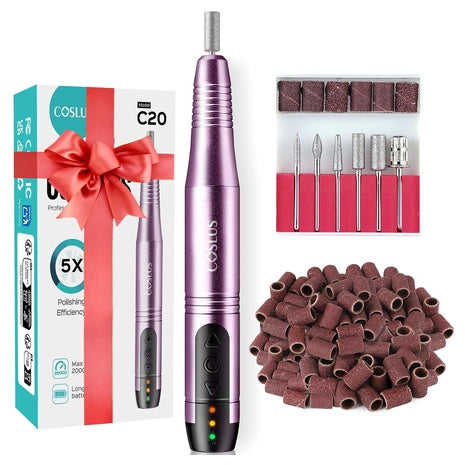Cordless Electric Nail Drill Set for Manicure & Pedicure
