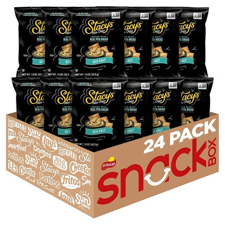 24 Stacy’s Sea Salt Pita Chips