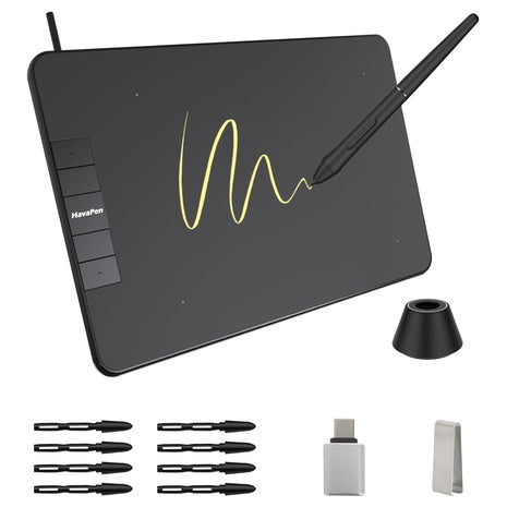 6 X 4 Inch Drawing Tablet With 4 Pen Pressure Levels