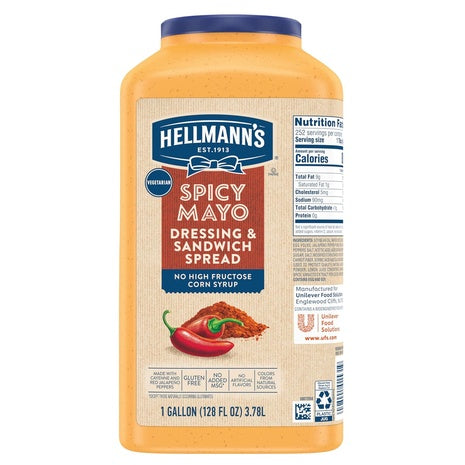 1 Gallon Hellmann’s Spicy Mayonnaise